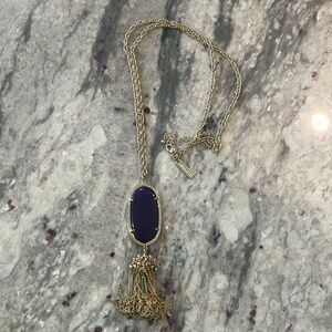 Kendra Scott Rayne Necklace, Tassel, Gold tone , Long, Mother
